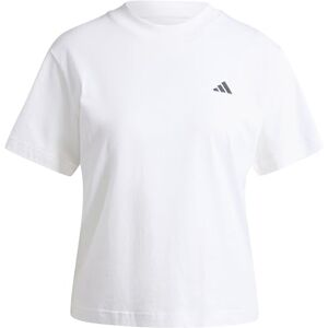 adidas Women's Essentials Small Logo T-Shirt, White, M adidas Women's Essentials Small Logo T-Shirt, White, M