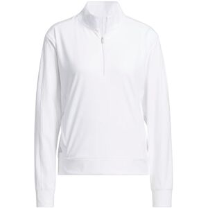 adidas Women's WOMENS ULTIMATE365 QUARTER ZIP LAYER, White, XL adidas Women's WOMENS ULTIMATE365 QUARTER ZIP LAYER, White, XL