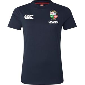 Canterbury British & Irish Lions Blue Cotton Jersey T-Shirt - T-Shirt Canterbury British & Irish Lions Blue Cotton Jersey T-Shirt - T-Shirt