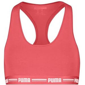 Puma Women's Racer Back Sports Bra, 1.8 cm, Coral, L Puma Women's Racer Back Sports Bra, 1.8 cm, Coral, L