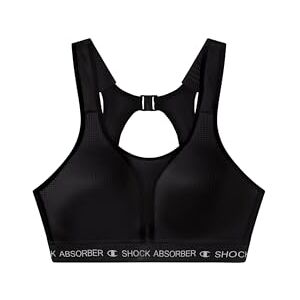 Champion Women's Shock Absorber S06S7-Ultimate Run Padded Bra, Opaque, Black, 34A Champion Women's Shock Absorber S06S7-Ultimate Run Padded Bra, Opaque, Black, 34A