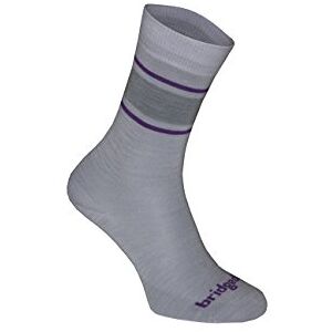 Bridgedale - Women's Endurance Sock - Grey/Purple - Medium Bridgedale - Women's Endurance Sock - Grey/Purple - Medium