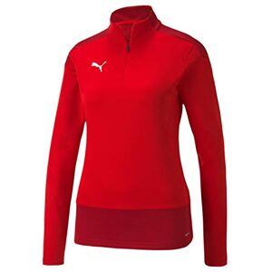 Puma Women's teamGOAL 23 1/4 Zip Top W Pullover, Red-Chili Pepper, Medium Puma Women's teamGOAL 23 1/4 Zip Top W Pullover, Red-Chili Pepper, Medium