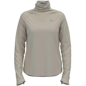 Odlo Women Running top RUN EASY WARM, silver cloud melange, S Odlo Women Running top RUN EASY WARM, silver cloud melange, S