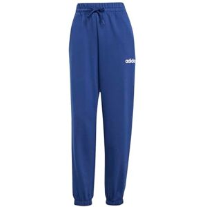 adidas Women's Essentials Linear French Terry Cuffed Pants, Dark Blue/White, XS adidas Women's Essentials Linear French Terry Cuffed Pants, Dark Blue/White, XS