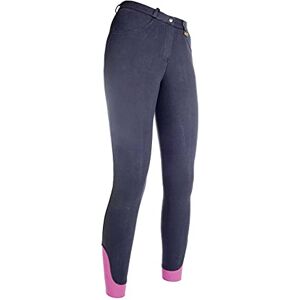 HKM Women's Kate Silicone Full seat Riding Breeches, Deep Blue, 32 HKM Women's Kate Silicone Full seat Riding Breeches, Deep Blue, 32