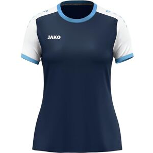 JAKO Women's Dynamic Short Sleeve Jersey, Navy/White/Sky Blue, M JAKO Women's Dynamic Short Sleeve Jersey, Navy/White/Sky Blue, M