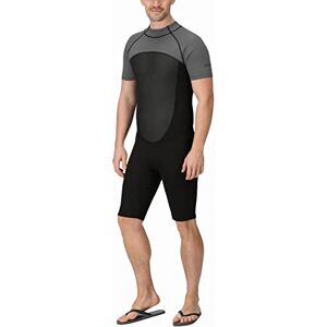 Regatta ShortyWetsuit Men's Flexible, Lightweight, Quick-Drying Short-Length Wetsuit. Featuring a Concealed Pocket. Suitable for Surfing. Black/Dark Grey Regatta ShortyWetsuit Men's Flexible, Lightweight, Quick-Drying Short-Length Wetsuit. Featuring a Concealed Pocket. Suitable for Surfing. Black/Dark Grey