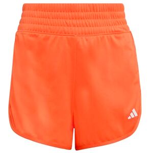 adidas Women's Pacer Essentials Knit High-Rise Shorts, Pure Orange/White, XS 3 inch adidas Women's Pacer Essentials Knit High-Rise Shorts, Pure Orange/White, XS 3 inch