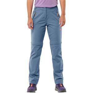 Jack Wolfskin Women's Glastal Zip Off Pants W Softshell Hiking Trousers, Elemental Blue, 23 Jack Wolfskin Women's Glastal Zip Off Pants W Softshell Hiking Trousers, Elemental Blue, 23