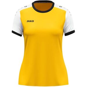 JAKO Women's Dynamic Short Sleeve Jersey, Yellow/White/Black, M JAKO Women's Dynamic Short Sleeve Jersey, Yellow/White/Black, M