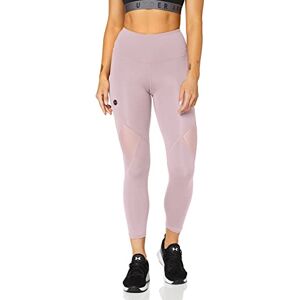 Under Armour Women Rush Crop Capri Pink Fog//Black (694), X-Small Under Armour Women Rush Crop Capri Pink Fog//Black (694), X-Small
