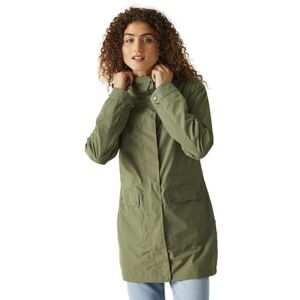 Regatta Womens Waterproof Jacket Birgitta Full Zip Hooded Coat, FourLeafClvr, 18 EU Regatta Womens Waterproof Jacket Birgitta Full Zip Hooded Coat, FourLeafClvr, 18 EU