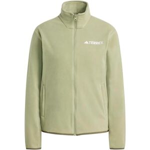 adidas Women's Terrex Multi Essentials Full Zip Fleece Jacket, tent green, 3XL adidas Women's Terrex Multi Essentials Full Zip Fleece Jacket, tent green, 3XL