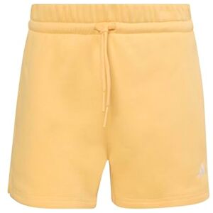 adidas Women's Essentials Small Logo Feel Cozy Shorts, Semi Ice Tangerine/White, XL adidas Women's Essentials Small Logo Feel Cozy Shorts, Semi Ice Tangerine/White, XL