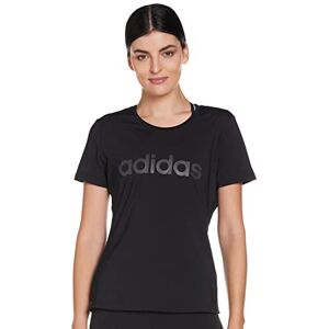 adidas Women Design 2 Move Logo T-Shirt - Black/White, M