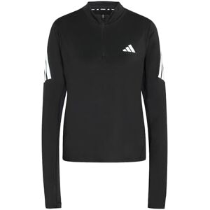 adidas Women's Adi365 Running Iconic Half Zip Sweatshirt, black, S adidas Women's Adi365 Running Iconic Half Zip Sweatshirt, black, S