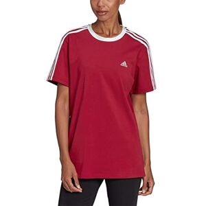 adidas Women's W 3s Bf T T-Shirt, Burleg/White, XS