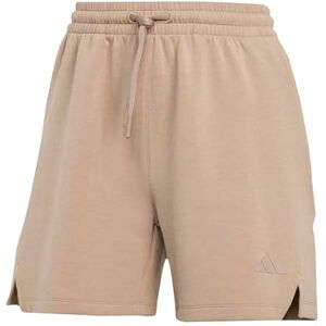 adidas Women's D4T Workout Warm Up Shorts, Chalky Brown, XXS adidas Women's D4T Workout Warm Up Shorts, Chalky Brown, XXS
