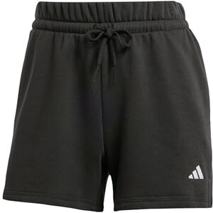 adidas Women's Essentials Small Logo Feel Cozy Shorts, Black/White, XS adidas Women's Essentials Small Logo Feel Cozy Shorts, Black/White, XS