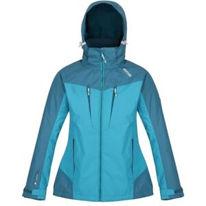 Regatta Womens/Ladies Calderdale Winter Waterproof Jacket (8 UK) (Pagoda Blue/Dragonfly) Regatta Womens/Ladies Calderdale Winter Waterproof Jacket (8 UK) (Pagoda Blue/Dragonfly)