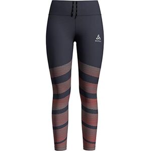 Odlo Tights Zeroweight Women' S Leggings Odyssey Grey Placed Print Ss20, X-Small Odlo Tights Zeroweight Women' S Leggings Odyssey Grey Placed Print Ss20, X-Small