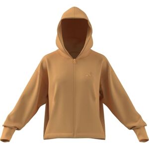 adidas Women's ALL SZN FRENCH TERRY LOOSE FULL-ZIP HOODIE, Semi Ice Tangerine, L adidas Women's ALL SZN FRENCH TERRY LOOSE FULL-ZIP HOODIE, Semi Ice Tangerine, L