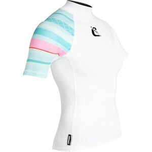 CRESSI Shield Lady Rash Guard Short/SL White Aquamarine- Rash Guard Short Sleeve Protective for SUP and Water Sports, White/Aquamarine, XL/5, Womans CRESSI Shield Lady Rash Guard Short/SL White Aquamarine- Rash Guard Short Sleeve Protective for SUP and Water Sports, White/Aquamarine, XL/5, Womans