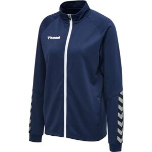 hummel Authentic Women's Sports Jacket Training Jacket & Running Jacket Thin Jacket for Sports, Fitness and Everyday Use with Zip, Pockets and Stand-Up Collar Made of Polyester Knitted Fabric hummel Authentic Women's Sports Jacket Training Jacket & Running Jacket Thin Jacket for Sports, Fitness and Everyday Use with Zip, Pockets and Stand-Up Collar Made of Polyester Knitted Fabric