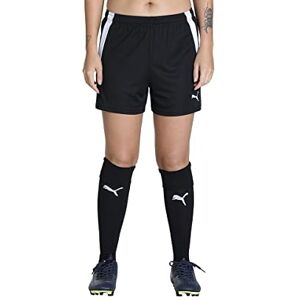Puma Womens Teamliga W Shorts, Black- White, S EU Puma Womens Teamliga W Shorts, Black- White, S EU