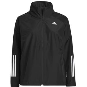 adidas Women's BSC 3-Stripes RAIN.RDY Jacket (Plus Size), Black, XXL Plus adidas Women's BSC 3-Stripes RAIN.RDY Jacket (Plus Size), Black, XXL Plus