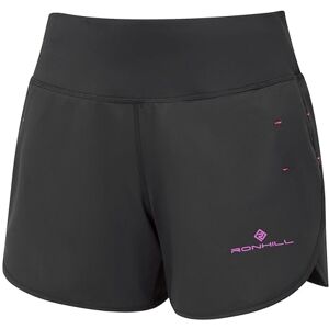 Ronhill Women's Wmn's Tech 4.5" Short, Black/Razzmatazz, 14 Ronhill Women's Wmn's Tech 4.5" Short, Black/Razzmatazz, 14