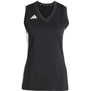 adidas Women's Volleyball Quickset Sleeveless Jersey, Black, XL adidas Women's Volleyball Quickset Sleeveless Jersey, Black, XL