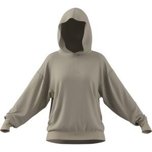 adidas Women's ALL SZN FRENCH TERRY LOOSE HOODIE, Crystal Linen, XL adidas Women's ALL SZN FRENCH TERRY LOOSE HOODIE, Crystal Linen, XL