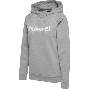 hummel Hmlgo Cotton Logo Women's Hoodie, womens, Hooded Sweatshirt, 203517-2006, grey melange, XL hummel Hmlgo Cotton Logo Women's Hoodie, womens, Hooded Sweatshirt, 203517-2006, grey melange, XL