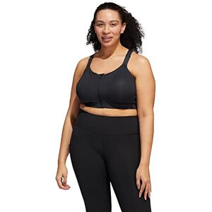 adidas HF7838 TRN HS Zip PS Sports Bra Women's Black 6E adidas HF7838 TRN HS Zip PS Sports Bra Women's Black 6E