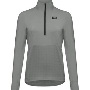 GOREWEAR TrailKPR Hybrid 1/2-Zip Womens, Lab Gray, 42 GOREWEAR TrailKPR Hybrid 1/2-Zip Womens, Lab Gray, 42