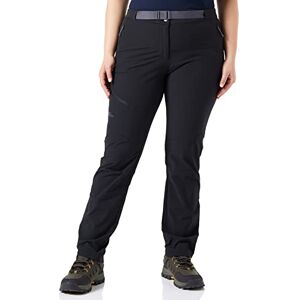 Jack Wolfskin Jackwolfskin Women's Holdsteig Hiking Trousers, Black, 42 Jack Wolfskin Jackwolfskin Women's Holdsteig Hiking Trousers, Black, 42