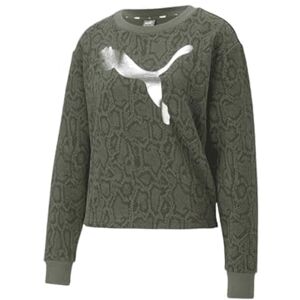 Puma Metallic Nights Crew Wmns Women's Sweatshirt, womens, Sweatshirt, 587149-64_XS, green, XS Puma Metallic Nights Crew Wmns Women's Sweatshirt, womens, Sweatshirt, 587149-64_XS, green, XS