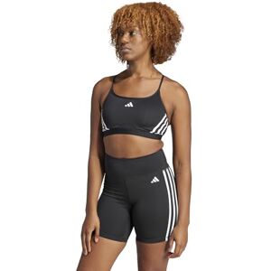 adidas Women Aeroreact Training Light Support Sports Bra, MCD Black/White adidas Women Aeroreact Training Light Support Sports Bra, MCD Black/White