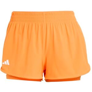 adidas Women's Tennis Climacool 2IN1 Match Shorts, Pure Orange, XS adidas Women's Tennis Climacool 2IN1 Match Shorts, Pure Orange, XS