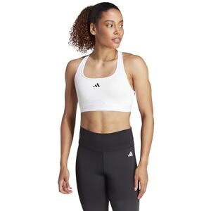 adidas Women Powerreact Training Medium Support Bra Sports Bra, SEG White/Black adidas Women Powerreact Training Medium Support Bra Sports Bra, SEG White/Black