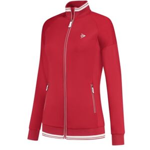 Dunlop CLUB LADIES KNITTED TENNIS JACKET, Jester Red, S Dunlop CLUB LADIES KNITTED TENNIS JACKET, Jester Red, S