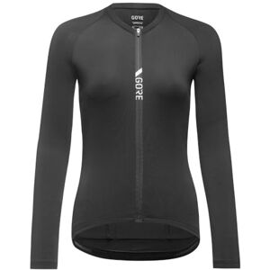 GORE Women's Breathable Cycling Jersey, Torrent, Fast Moisture Wicking, Long Sleeve Road Bike Style Cycling Shirt, Black, 36 GORE Women's Breathable Cycling Jersey, Torrent, Fast Moisture Wicking, Long Sleeve Road Bike Style Cycling Shirt, Black, 36
