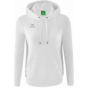 Erima Women's Essential Team Basic Hoody, White, 40 Erima Women's Essential Team Basic Hoody, White, 40