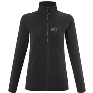 MILLET K Lightgrid JKT W Women's Lightweight Fleece Jacket Mountaineering, Climbing, Hiking, Lifestyle Black MILLET K Lightgrid JKT W Women's Lightweight Fleece Jacket Mountaineering, Climbing, Hiking, Lifestyle Black