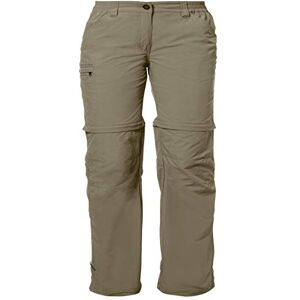 VAUDE Women's Farley Zo IV Zip-Off Travel Pants -Muddy, Size 36 VAUDE Women's Farley Zo IV Zip-Off Travel Pants -Muddy, Size 36