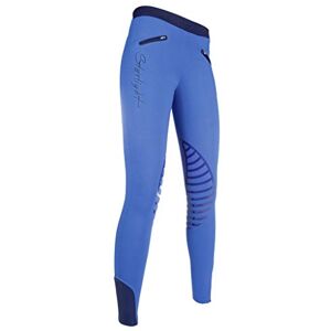HKM Unisex_Adult Reitleggings-Starlight-Silikon-Kniebesatz Leggings, Cornflower Blue/Dark Blue, W34 HKM Unisex_Adult Reitleggings-Starlight-Silikon-Kniebesatz Leggings, Cornflower Blue/Dark Blue, W34