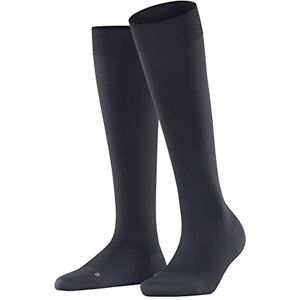 FALKE Women's Energizer W Kh Soft Yarn With Compression 1 Pair Knee-High Socks, Blue Dark Navy 6379, 4-5 FALKE Women's Energizer W Kh Soft Yarn With Compression 1 Pair Knee-High Socks, Blue Dark Navy 6379, 4-5