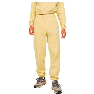 JACK & JONES JJXX Women's Jxbianca Hw Relaxed Vint Sweatpants Sn Joggers, Sunlight/Print: Denim Studio, L JACK & JONES JJXX Women's Jxbianca Hw Relaxed Vint Sweatpants Sn Joggers, Sunlight/Print: Denim Studio, L